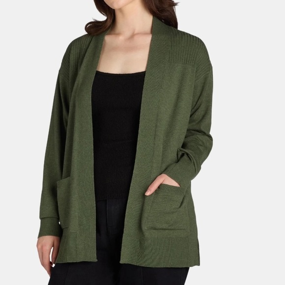 Time and Tru Women’s Open Cardigan - Picture 2 of 4